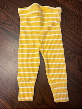 Hanna Andersson Striped Ribbed Leggings